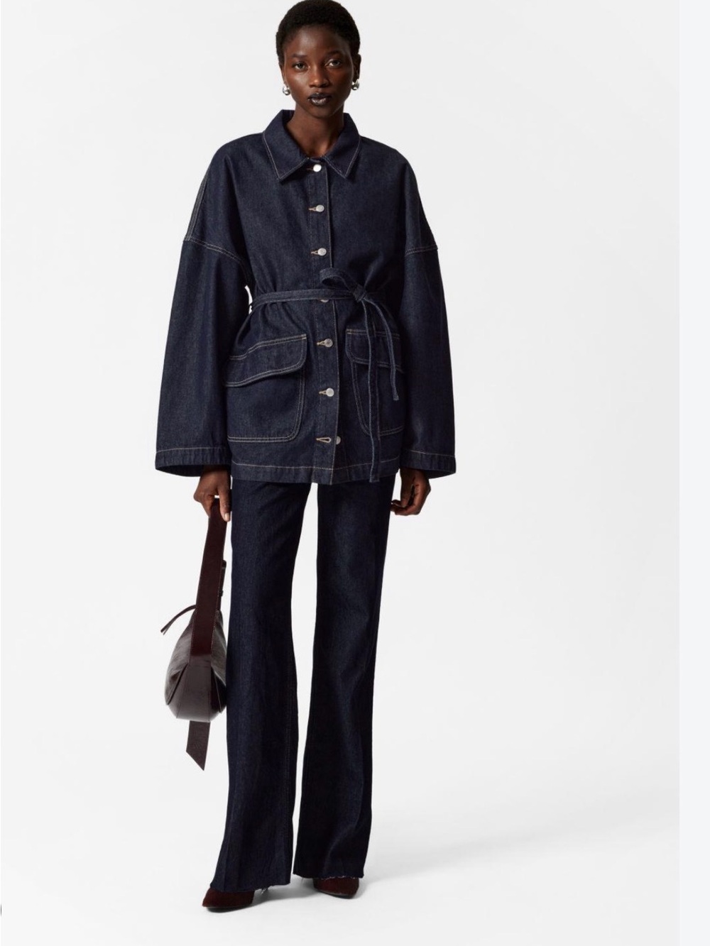 & Other Stories Dark Indigo jacket